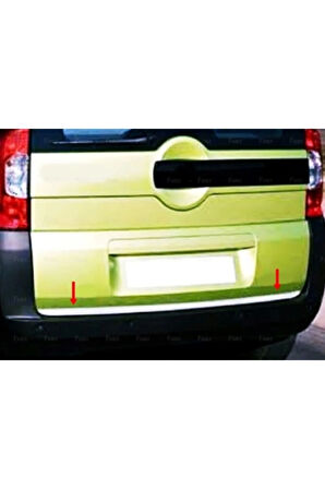 Citroen Nemo Krom Bagaj Alt Çıtası 2008 Üzeri Paslanmaz Çelik Uyumlu