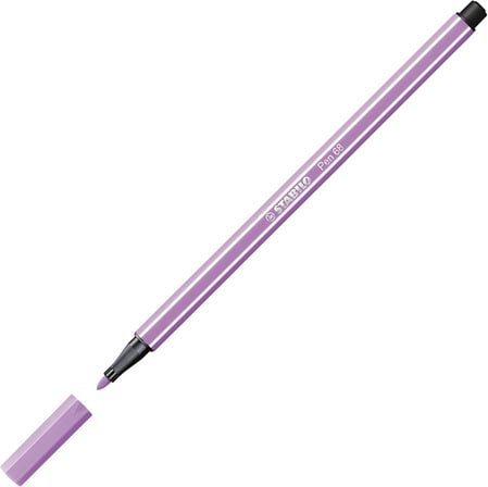 Premium Keçeli Kalem - Pen 68 - Tek Kalem - Leylak