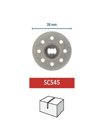Sc545 Ez Speedclic Elmas Kesme Diski, 38 mm