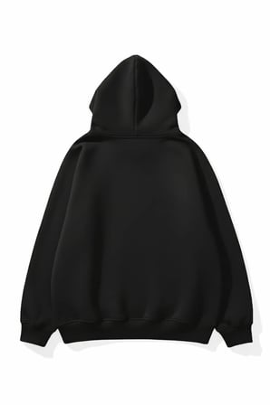 Unisex Yumuşak Dokulu Real Moonligt Baskılı Tasarım Oversize 3 İplik Hoodie Sweatshirt