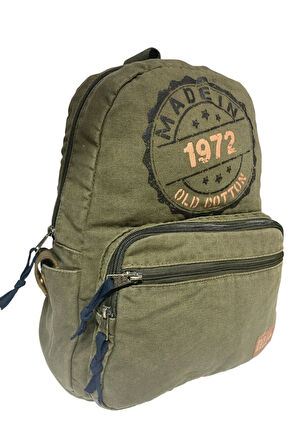 Kaliteli Renkli Vintage Disayn Günlük Sırt Gezi Okul Seyahat Çantası 31 cm x 41 cm