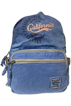 Kaliteli Renkli Vintage Disayn Günlük Sırt Gezi Okul Seyahat Çantası 31 cm x 41 cm