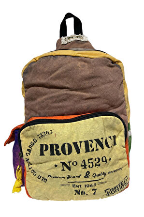 Kaliteli Laptop Bölmeli Vintage Disayn Sırt Gezi Çantası New Minola 25 Cm X 36 Cm