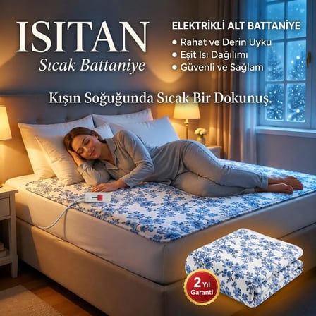  ELEKTRİKLİ ALT BATTANİYE ÇİFT KİŞİLİK