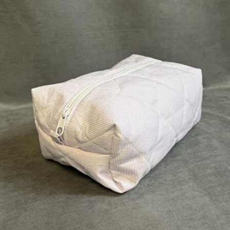 Uretti - Ege 7366 El Yapımı Makyaj Çantası / Organizer - 14cm x 23cm