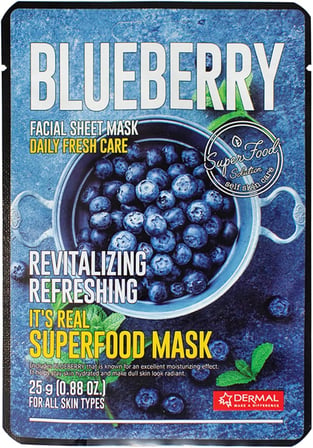 Its Real Superfood Blueberry Yenileyici Yüz Maskesi Karma Tek Ebat