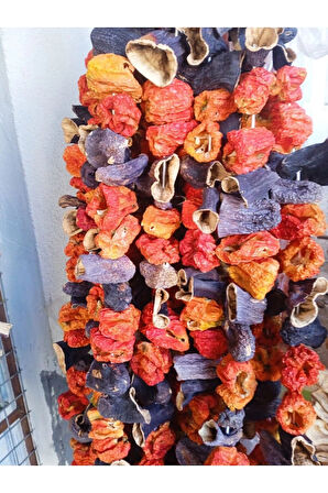 kuru dolmalık patlıcan biber karışık 50 adetli