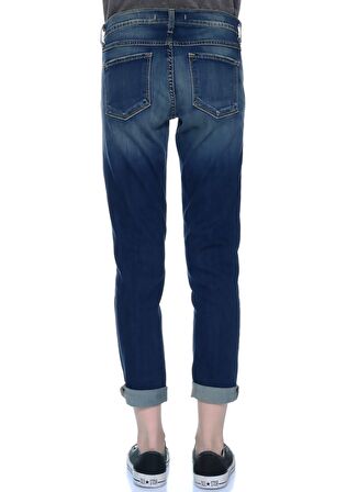 Flying Monkey Jean   Mavi Kadın Denim Pantolon L8093 5 PKT DISTRE