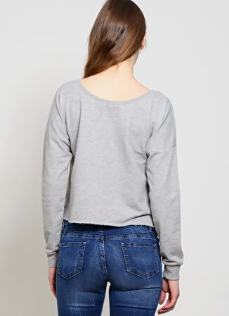 T-Box Füme Melanj Kadın Sweatshirt - 61Tom Prof (K) Swe