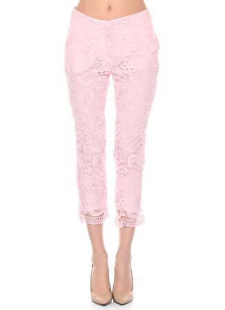 House Of Camellia Pembe Kadın Pantolon 61ATA HCPTN300 HC