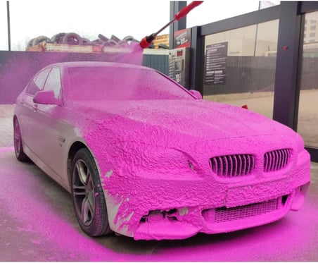 Oto Şampuan Pembe Köpük Cilalı Oto Şampuan Ultra Kalite Pink Foam