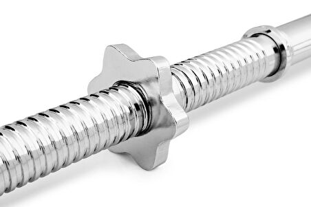 Buffer Düz Bar 120 Cm Krom Halter Ağırlık Barı