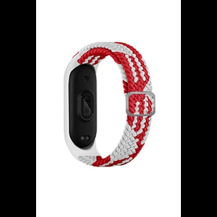 Xiaomi Mi Band 6 Star Kordon - Beyaz-Kırmızı