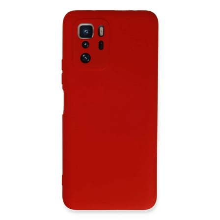 Xiaomi Poco X3 GT Kılıf Nano içi Kadife Silikon - Kırmızı