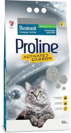Aktif Karbonlu Topaklanan Kedi Kumu 10 Lt