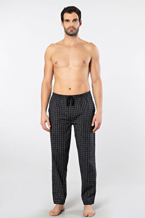 Cacharel Erkek Dokuma Pijama Tek Alt 2240/Siyah 2