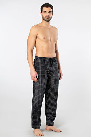 Cacharel Erkek Dokuma Pijama Tek Alt 2240/Siyah 2