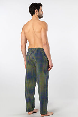 Cacharel Erkek Dokuma Pijama Tek Alt 2240/Yeşil 3