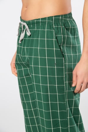 Cacharel Erkek Dokuma Pijama Tek Alt 2240/Yeşil 4