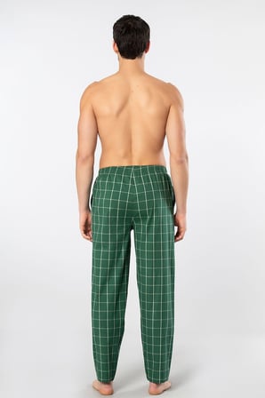 Cacharel Erkek Dokuma Pijama Tek Alt 2240/Yeşil 4