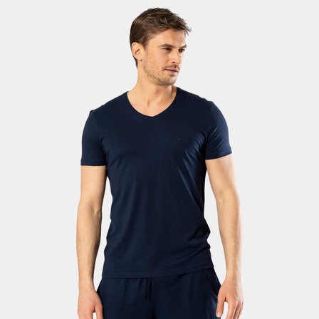 Cacharel Erkek T-Shirt (Slim Fit) 2170/Lacivert