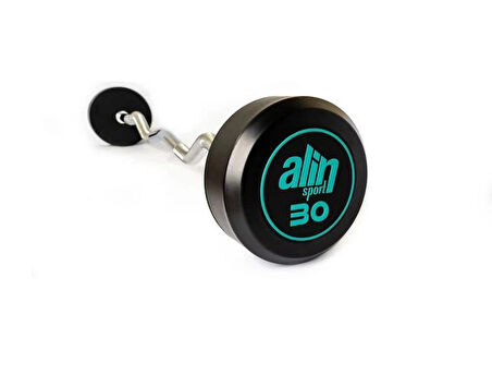 30 kg Z Barbell Ağırlık Antrenmanı İçin Krom Kaplama Metal ve Kauçuk Malzeme