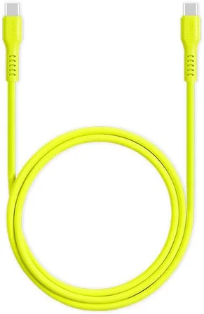 USB-C - USB-C 120cm 60W PD/QC Hızlı Şarj/Data Kablosu Neon 2DK59N (Neon Yeşil)