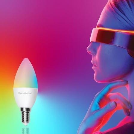 LED Akıllı Bluetooth Wi-Fi RGB E14 Lamba 4,9W