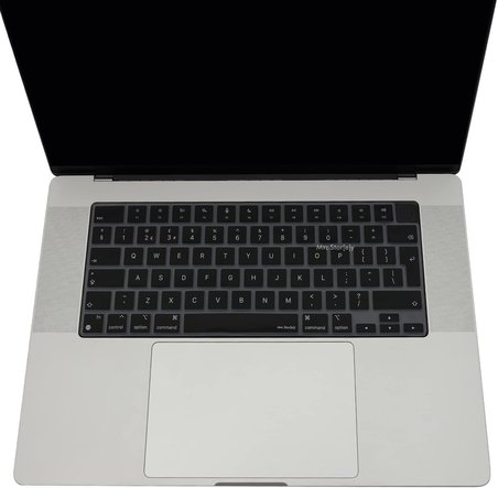 MacBook Klavye Koruyucu Silikon Kılıf İNGİLİZCE BASKILI UK-Ters L Enter Tipi Air 13,6-15,3inç- Pro 14,2-16,2inç M1-M2-M3-M4 Pro MAX Uyumlu, Ultra İnce Hafif Siyah