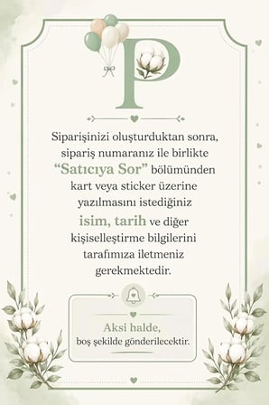 Pamuğum Atelier Renkli Balonlu Tebrik Kartı Okulda İlk Günüm Hediyeliği (15 Adet)