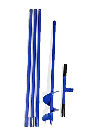 Toprak Burgu Makinesi Montaj Kollu Uzatmalı 4 Metre