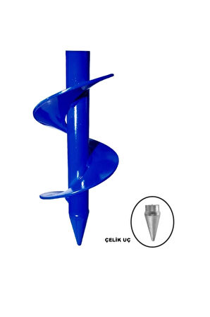 Matkap Uç Toprak Burgu Bodur Kısa Ağaç Dikme Makinesi 32x10 Cm
