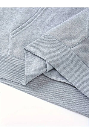 Bost in Boots Baskılı kapüşonlu Cepli Sweatshirt