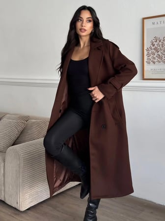 Kemerli Kırpık Kaban - 4 Renk Premium Kaban