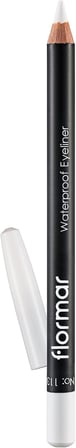 Flormar Suya Dayanıklı Mat Göz Kalemi (BEYAZ) - Waterproof Eyeliner - 113 Pure White - 8690604109135