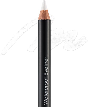 Flormar Suya Dayanıklı Mat Göz Kalemi (BEYAZ) - Waterproof Eyeliner - 113 Pure White - 8690604109135