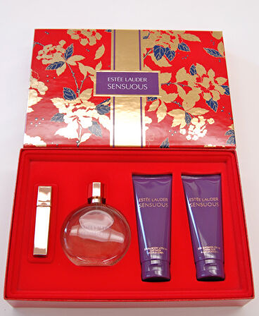 Estee Lauder Sensual 100 ml+15 ml edp +100 ml +100 ml vücut losyonu