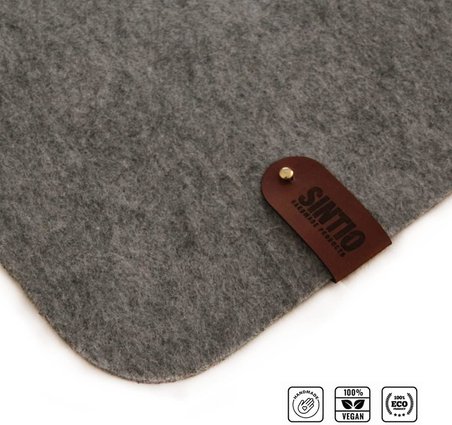 SİNTİO KEÇE MOUSEPED (50X100CM) AÇIK GRİ, Oyuncu Gamer Mouse Pad, Büyük Boy Large Ofis Tipi Mouse Ped, Fare Altlığı, Düz Masa Koruyucu Klavye Altı Mousepad