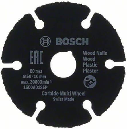 Professional Accessories Kesme Diski Karbür Multi Wheel (Çoklu Malzeme için, Ø 50 mm, Aksesuar EasyCut&amp;Grind)