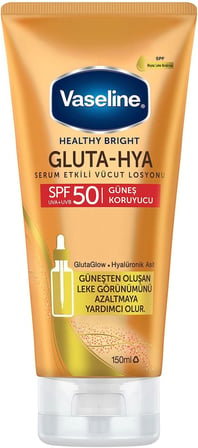 Vaseline Gluta-Hya Serum Etkili Vücut Losyonu Güneş Koruyucu 150 Mililitre