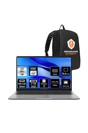 Expertbook P1 Core 5 210H 80GB RAM 2TB SSD 15.6" FHD Win11 Home P1503C516512G0DP389 Notebook + Per4 Çanta