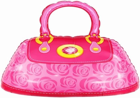 Karma Model Figür Karakter Folyo Balon, Pembe Çanta, Unisex