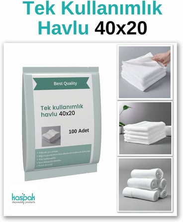 Tek kullanımlık havlu-40x20-100 Adet