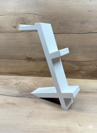 PS5 DualSense 2’li Oyun Kolu ve Kulaklık Standı Beyaz Renk | 3D Baskı Şık Dikey Tutucu (21.5x18x4 cm)