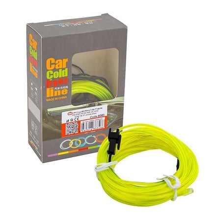 5 Metre 5 Volt USB Adaptörlü Neon Parlak (Florasan) Yeşil İp Aydınlatma PM-6083