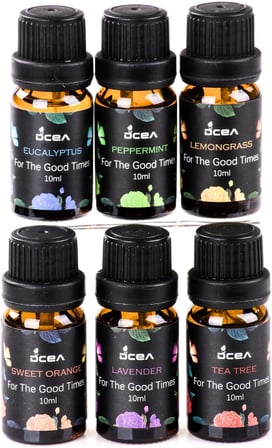 Mukko Home Aroma Therapy 6'Li Set Doğal Buhurdanlik Yaği &amp; Nemlendirici Yaği &amp; Difüzör Yaği, FAN24