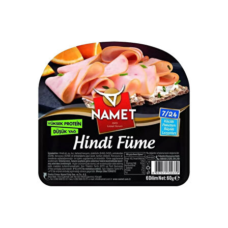 Namet Hindi Füme 60 gr x 6 Adet