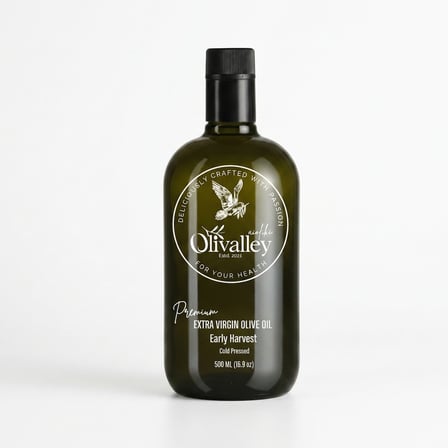 Premium Soğuk Sıkım Naturel Sızma Zeytinyağı 500 ml