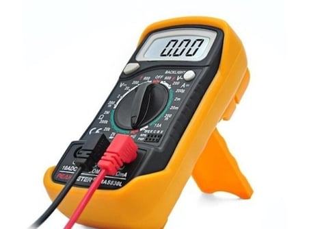 Xl830l Dijital Multimetre Ölçü Aleti Volt Amper Ölçer Pil Kablo