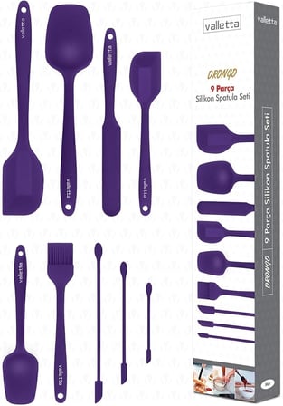 VLT1176 DRONGO 9'LU SPATULA SET MOR